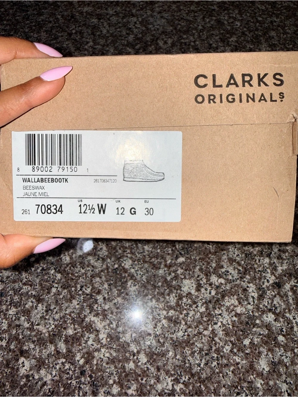 Kids Clarks Brown Leather Chukka Boots with Tan Soles